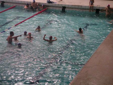 Piscine: le grand bassin avec Wilson