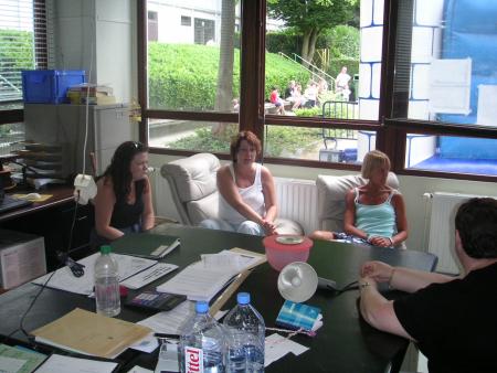 Nathalie, Christine, Corinne et Miet